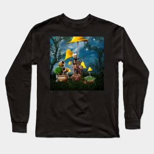 Little fairy with Hedgehog Long Sleeve T-Shirt